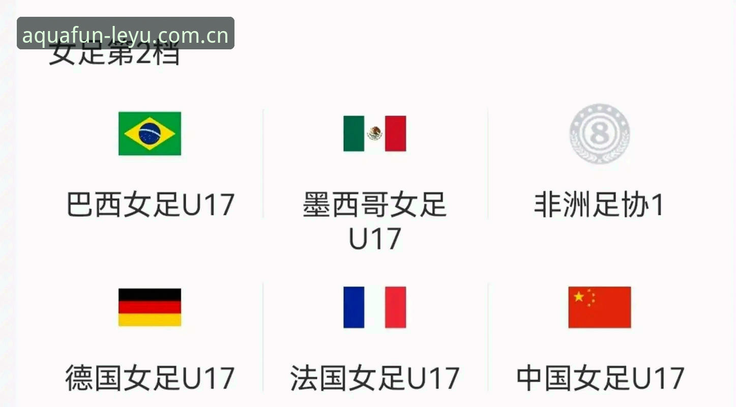 U17世界杯抽签结果出炉 中国男女足赛事看点与观赛实用指南
